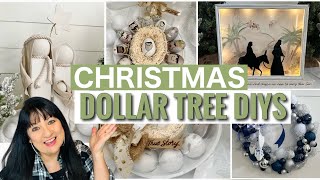 MUST SEE!! DOLLAR TREE DIYS FOR YOUR CHRISTMAS HOME DECOR ON A BUDGET | FARMHOUSE DECOR