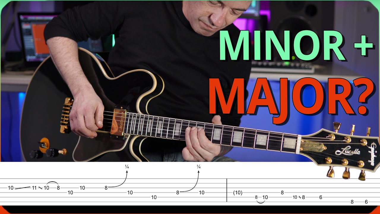 Another way to switch between minor and major pentatonic tabs and pov
