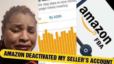 WHY AMAZON DEACTIVATED MY SELLER