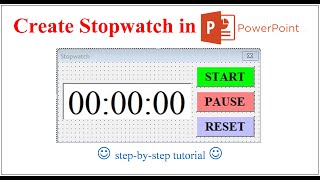 Stopwatch in PowerPoint