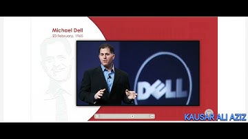 🙏 MICHAEL DELL || DELL COMPANY HISTORY || DELL LAPTOP || KAUSARALIAZIZ💞@maths_tech123