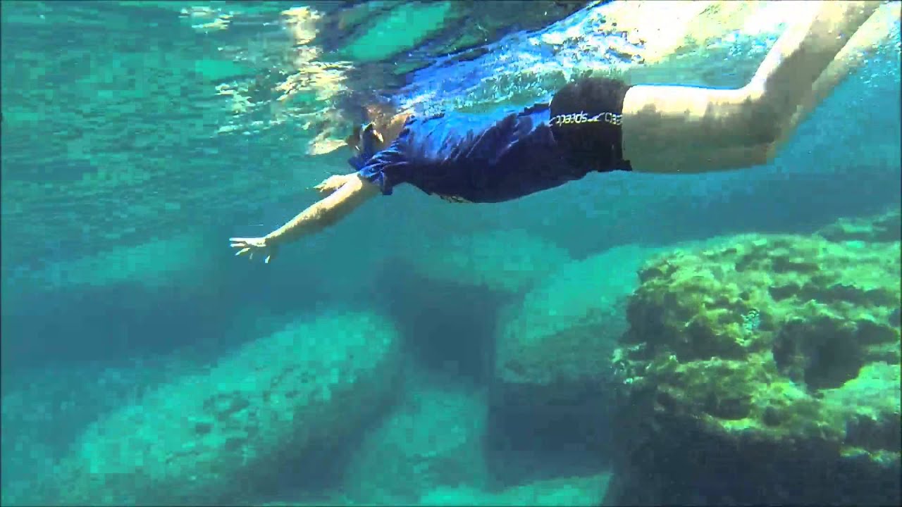 Rhodes Snorkeling July 2013 day3 YouTube