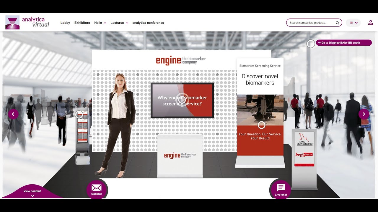 engine the biomarker company at virtual analytica 2020