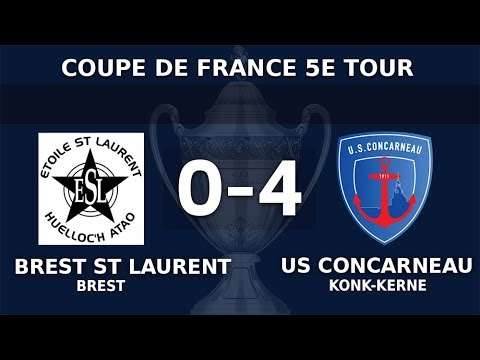 Coupe De Bretagne Senior 32eme De Finale 5 1 Buts Et Interviews Youtube