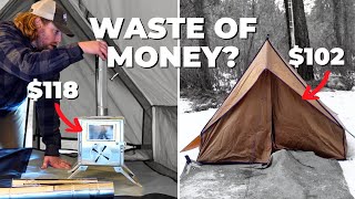 The Cheapest Hot Tent and Stove From TEMU ?