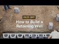 How to Build a Retaining Wall (step-by-step)