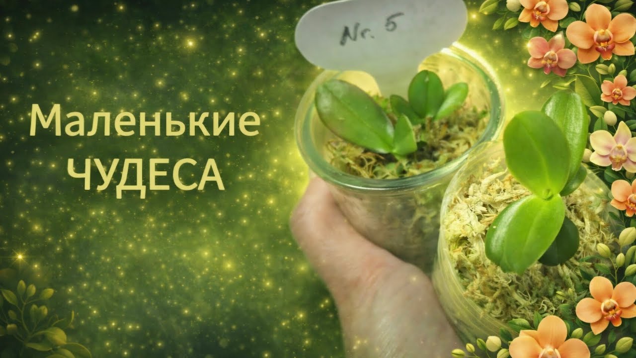 Я вырастила ОРХИДЕИ с НУЛЯ. Мои СЕЯНЦЫ.#орхидеидома #размножениерастений #посевсемян 