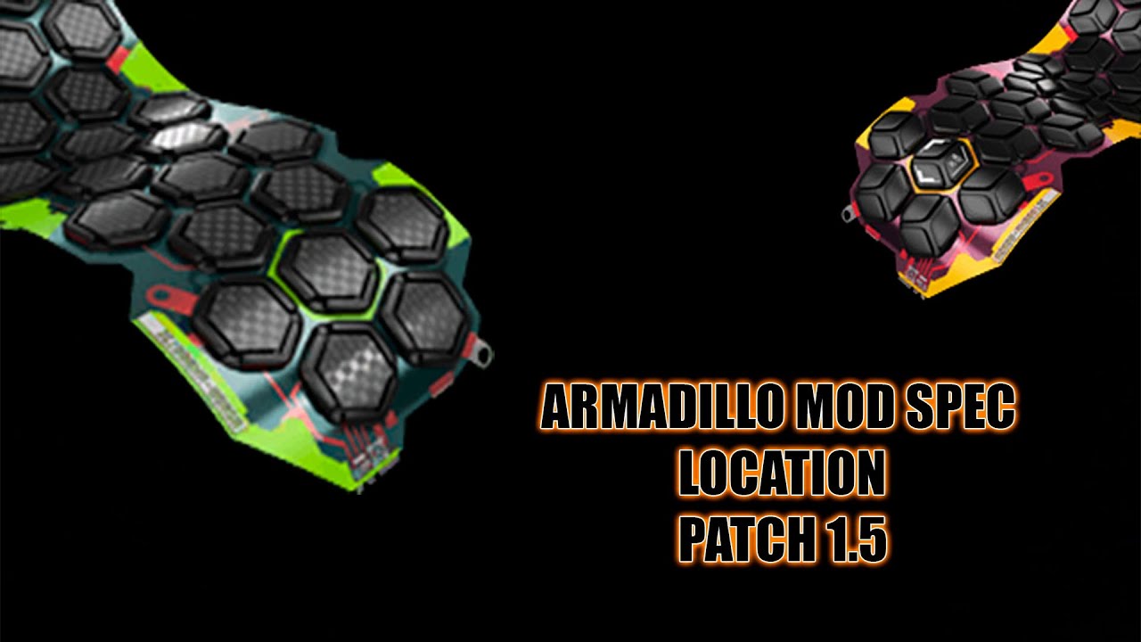 ARMADILLO MOD CRAFTING SPEC LOCATION + LEGENDARY WEAPON SPEC (ESP) (US