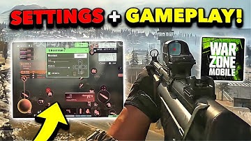 WARZONE MOBILE LEAK! NEW HD GAMEPLAY + SETTINGS! (iOS 60 FPS with Controller)