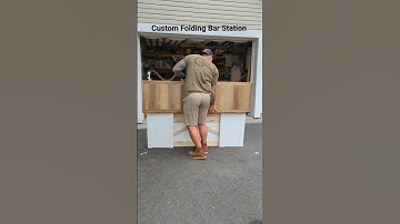 🍾🍻 A completely foldable custom bar 🍻🍾