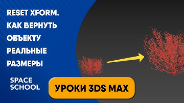 Reset XForm. Как вернуть объекту реальные размеры | Уроки 3ds Max