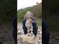 Impressive Heavy Stone Balancing Techniques | Live Demonstration #shorts