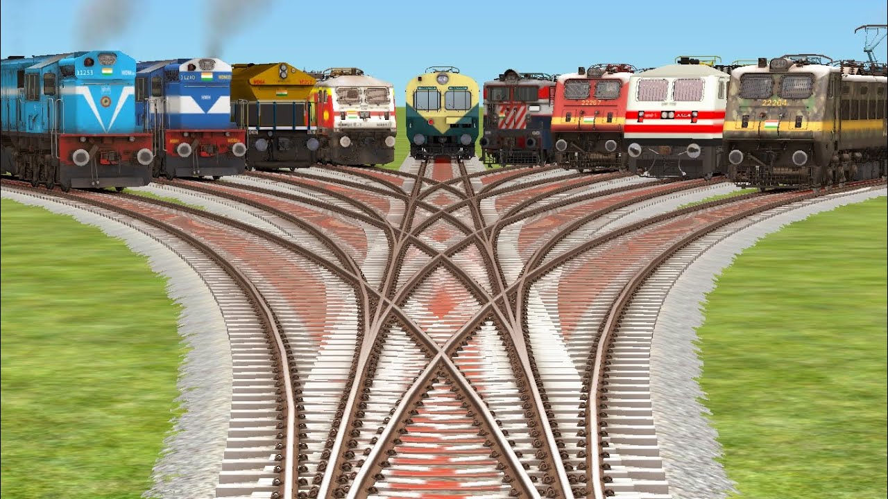 Memo Express Electric Engine All Trains Run 🏃‍♀️ At Full Speed Train