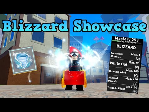 The new Blizzard Fruit Showcase 』INSANE FRUIT ❄️ (Bloxfruit Roblox) 