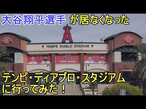 大谷翔平選手が居なくなったテンピ・ディアブロ・スタジアムに行ってみました。【大谷翔平選手】Tempe Diablo Stadium 2024 Angels