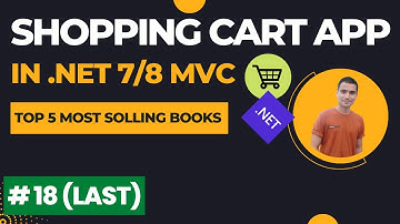 Shopping Cart project in .NET Core MVC | part 18 (last) | Top selling books