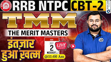 🔥RRB NTPC CBT-2 BIG SURPRISE | 🎉Launching TMM for all NTPC CBT-2 Students | by Sahil sir