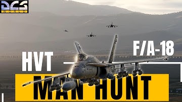 F/A-18 hunts HVTs in Syria | DCS World A/G Mission