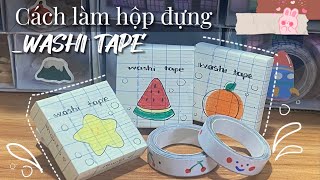 DIY hộp đựng_WASHI TAPE | Bonnie🐰