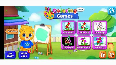 Lucas coloring games part 1 ||Fun paint|| Kids entertainment