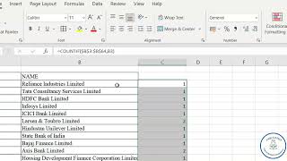 FINMODEL 33: Custom Data Validation and COUNTIF function