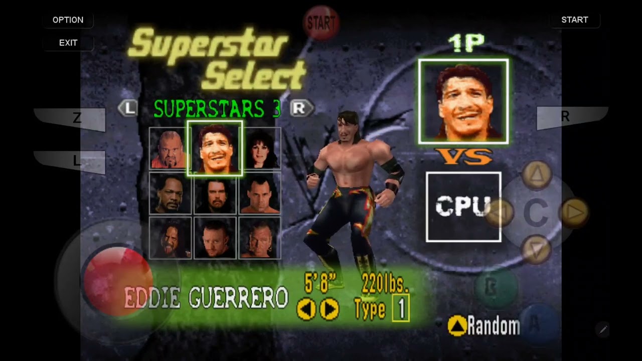 play wwe on retro64 games