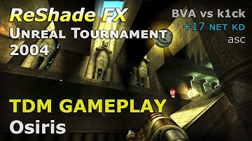 UT2004 Competitive TDM Gameplay on Osiris | BVA vs k1ck - Flak Control by asc
