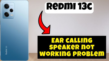 Ear calling speaker not working problem Redmi 13c || How to solve ear calling speaker issues
