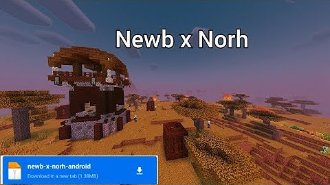 Newb x Norh Shader in Minecraft Pe 1.20.51 - Render Dragon
