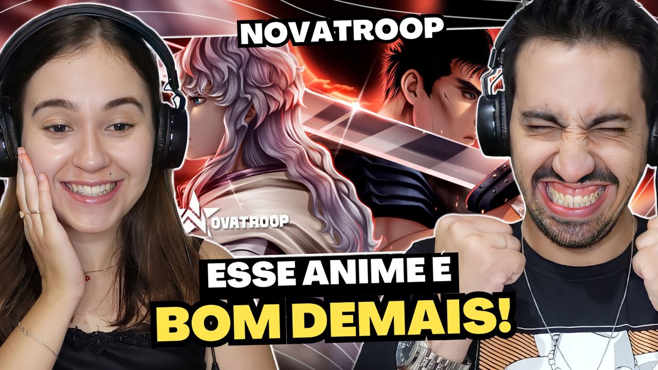 É MUITO TALENTO!! Reagimos A Lâmina e o Falcão | Novatroop | Griffith e Guts (Berserk) | React Casal