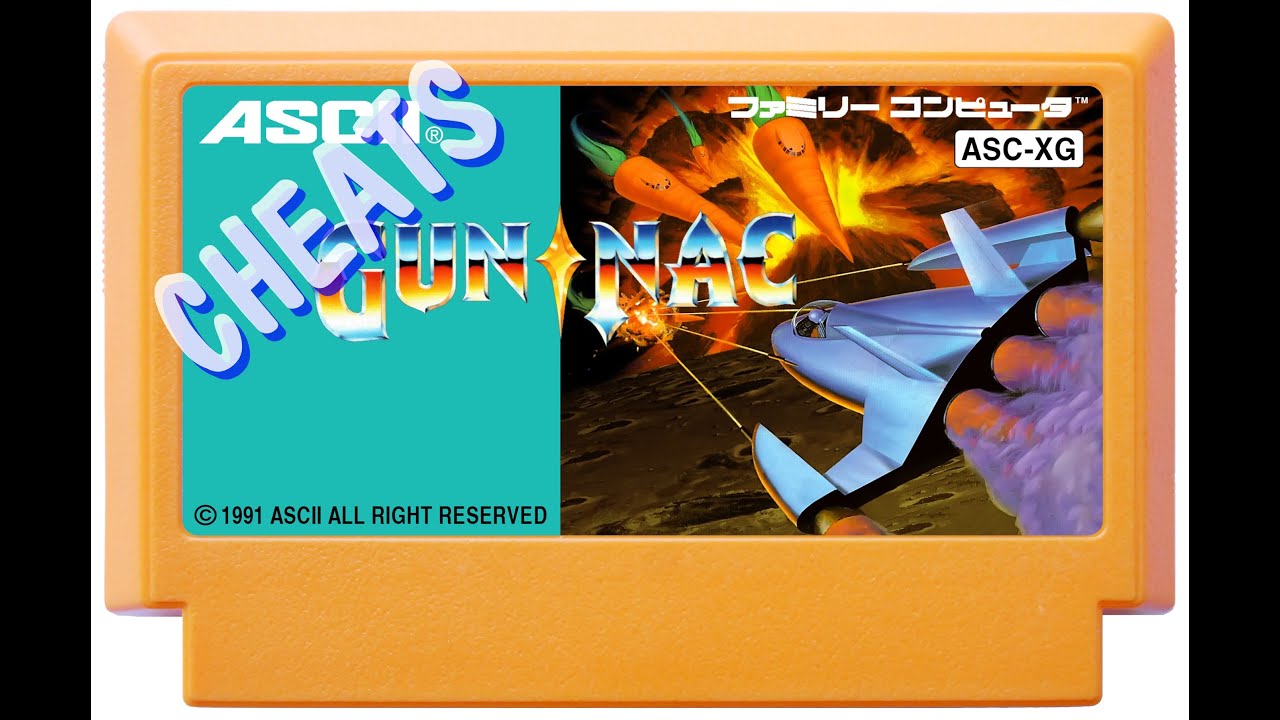 GUN NAC NES-FAMICOM ( SECRET CHEATS ) - YouTube