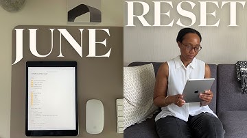 JUNE monthly reset | goal setting, planning, budgeting + finances