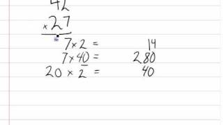 Math - partial product method