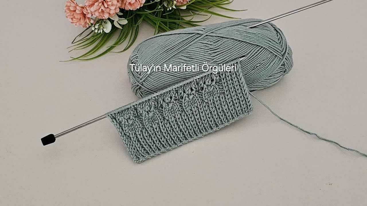 Свяжите жилет за три дня 🎉 Простая схема вязания на двух спицах