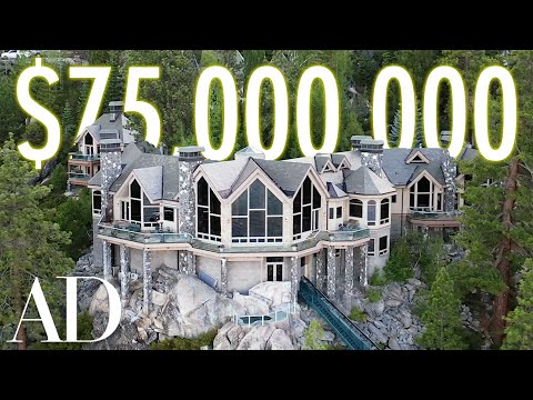 inside-a-$75m-lake-tahoe-mansion-with-a-hillside-tram-|-on-the-market-|-architectural-digest