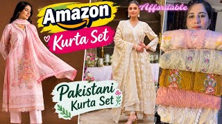 Amazon 10+cotton Pakistani kurta set festive special 🔥 designer kurta set 80%off