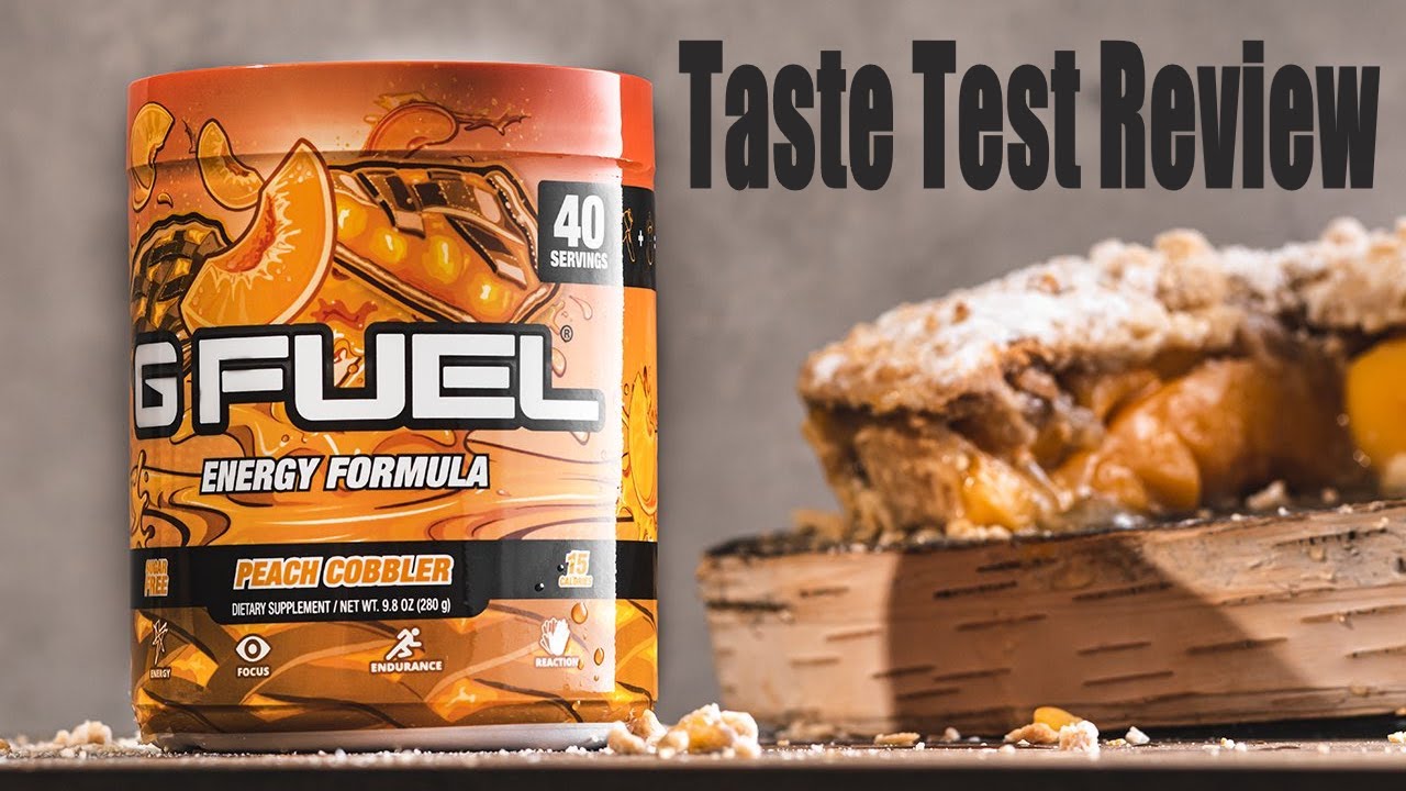 GFUEL, Review, GFuel Energy, Peach, Peach Cobbler, Taste Test, Thanksgiving...