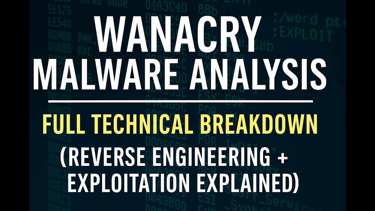 Analyzing WannaCry Ransomware - Part 1 - YouTube