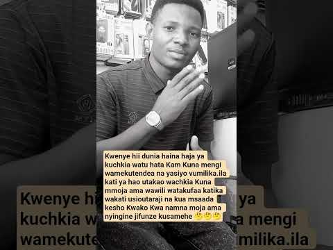 Mengi Yanaumiza Lakini Kusameee Ni Namsa Nzuri Pia Ya Kujiepusha Na Yanayoumiza Zaidi Ya Hayo