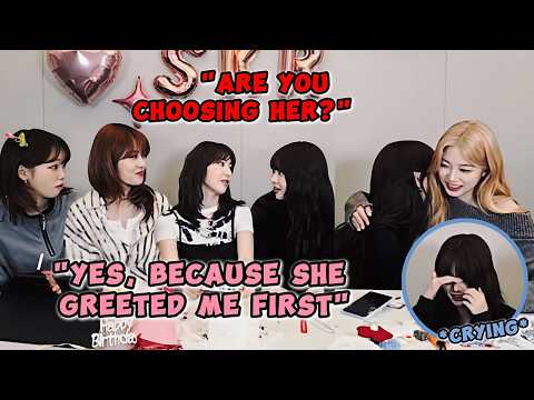 Eunchae was disappointed when Sakura chose Yunjin over her! 😭😦