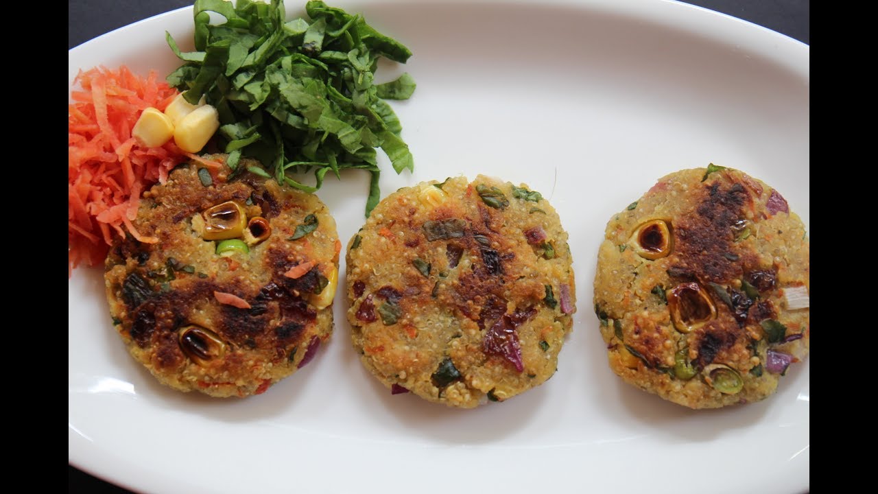 Vegetable quinoa patty