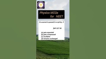 Physics MCQs for NEET#Shorts