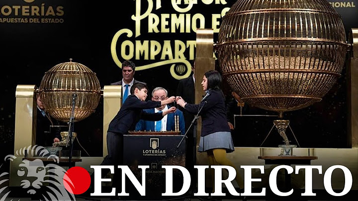 DIRECTO | Sorteo de la Lotería de Navidad 2021
