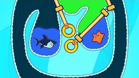 save the fish game | Pull the Pin Next Level 1300 to 1400 Level gameplay | who will win shark & fish