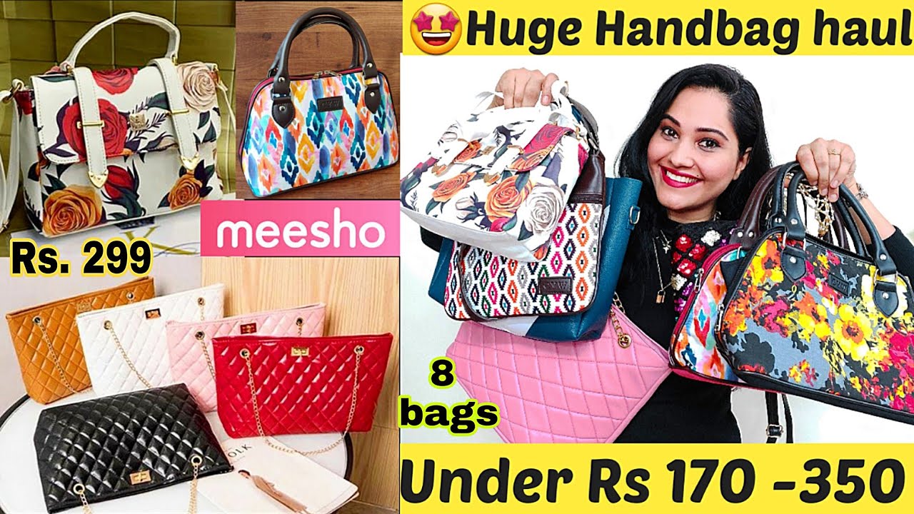 🤩Meesho 8 Best Quality Bag Starting Rs.170 😍 Sling bags, tote bags😍 ...