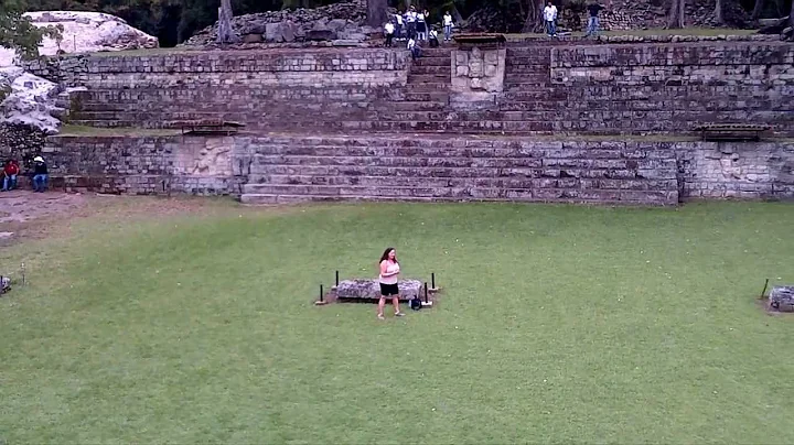 Kathy Peacock in Copan