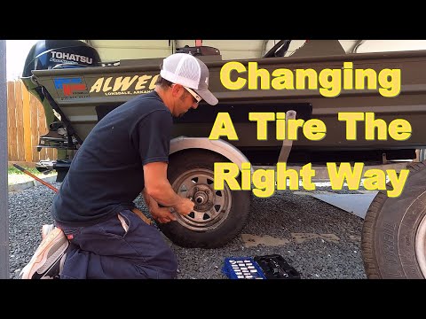 How To Change A Tire On A Boat Trailer