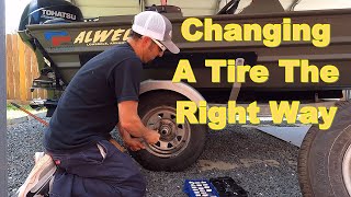 How To Change A Tire On A Boat Trailer