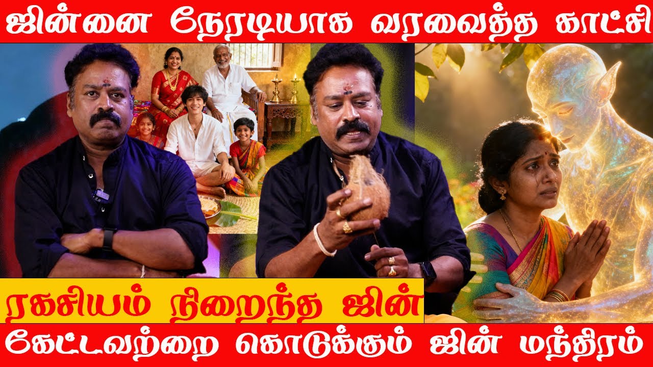 ஜின்னை நேரடியாக வரவைத்த காட்சி  | கேட்டவற்றை கொடுக்கும் ஜின் மந்திரம்  | ரகசியம் நிறைந்த ஜின்  #jin