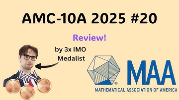 AMC 10A 2025: P20 - The tricky calculation done beautiful way